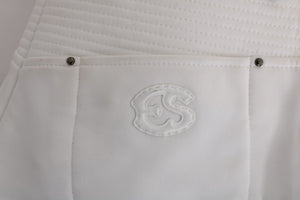 Ermanno Scervino Weiße Baumwolle Slim Fit Freizeithosen