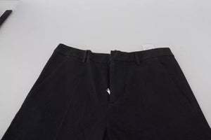 Dsquared² Schwarz karierte High Waist Straight Pants