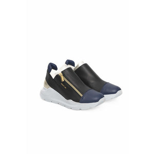 Cerruti 1881 Schwarze Damen-Sneaker aus Ziegenleder