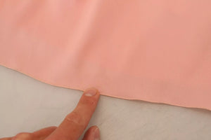 Dolce & Gabbana Rosa Seiden-Stretch-Midikleid ohne Träger