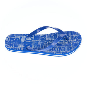 Just Cavalli Hellblaue EVA Herren-Sandale