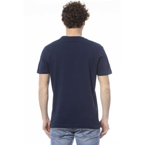 Invicta Blu Baumwoll-T-Shirt für Herren