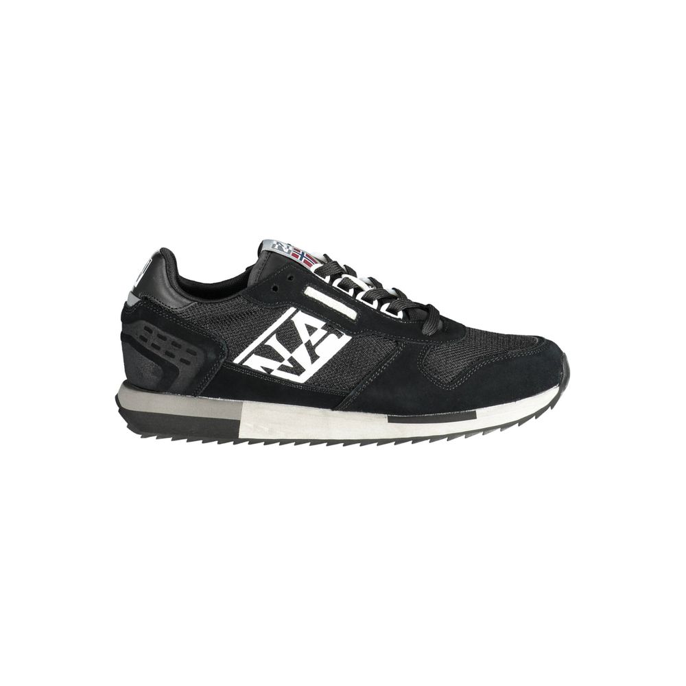 Napapijri Schwarzer Leder Herren Sneaker