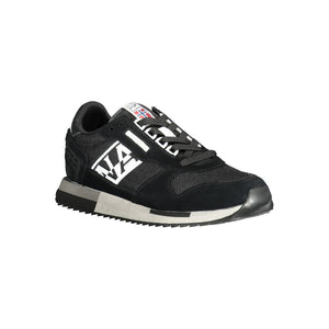 Napapijri Schwarzer Leder Herren Sneaker