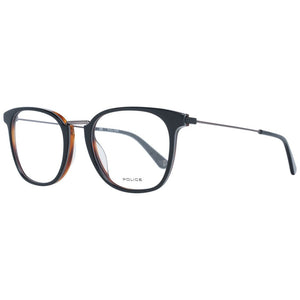 Police Brille aus schwarzem Metall & Kunststoff (Gestell)