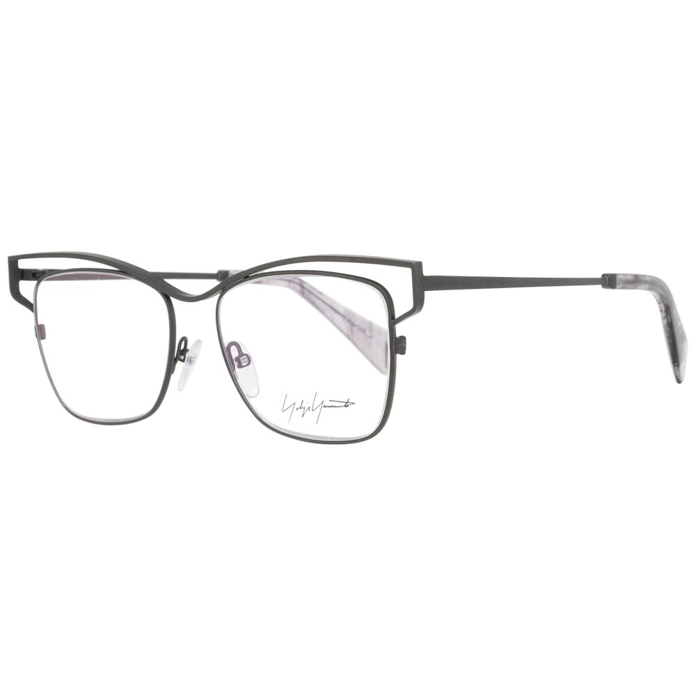 Yohji Yamamoto Graue Titan-Brillenfassung