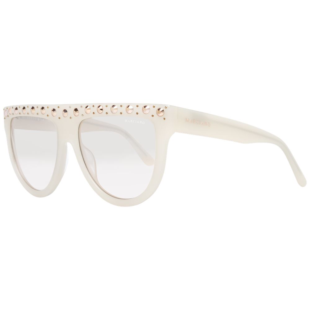 Marciano by Guess Weiße Sonnenbrille aus Kunststoff