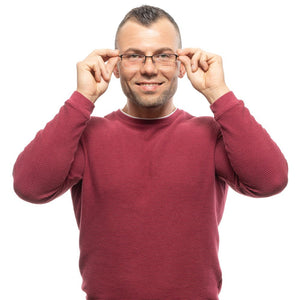 Ermenegildo Zegna Brille aus Bronze-Metall (Gestell)
