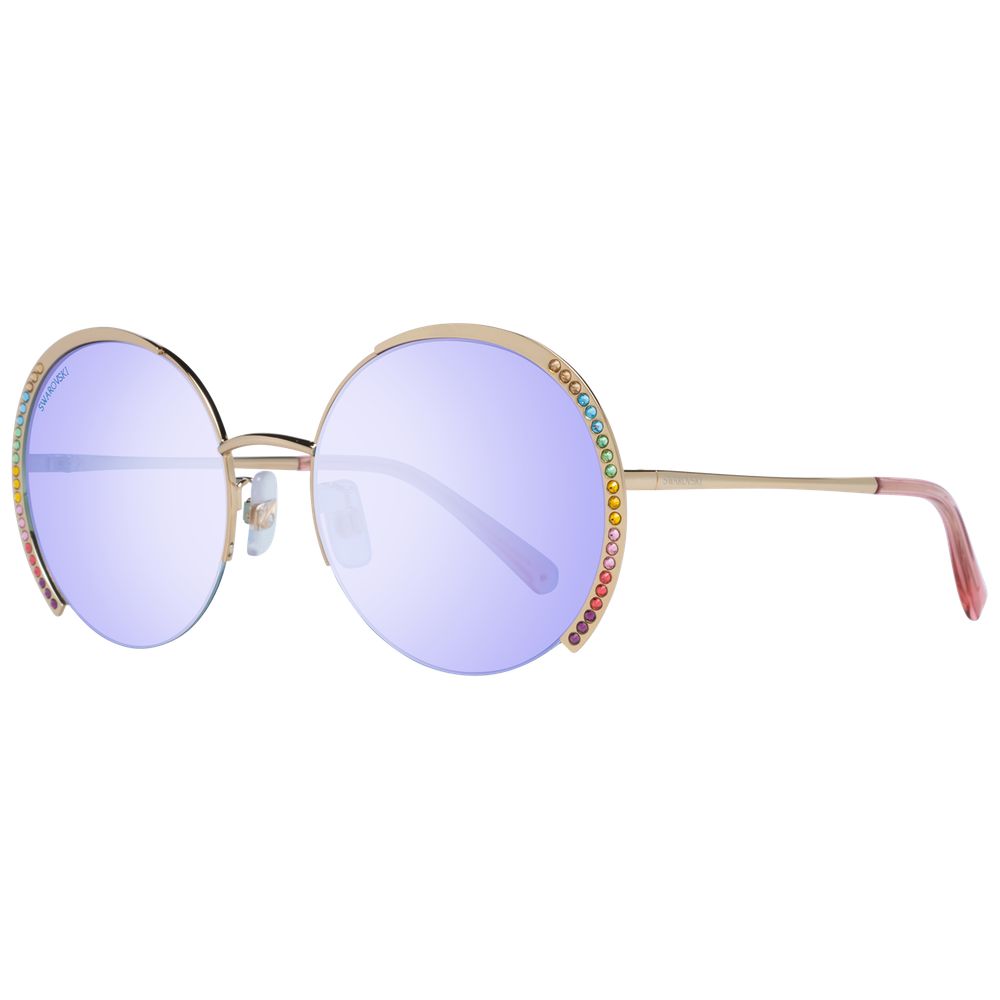 Swarovski Sonnenbrille aus Goldmetall