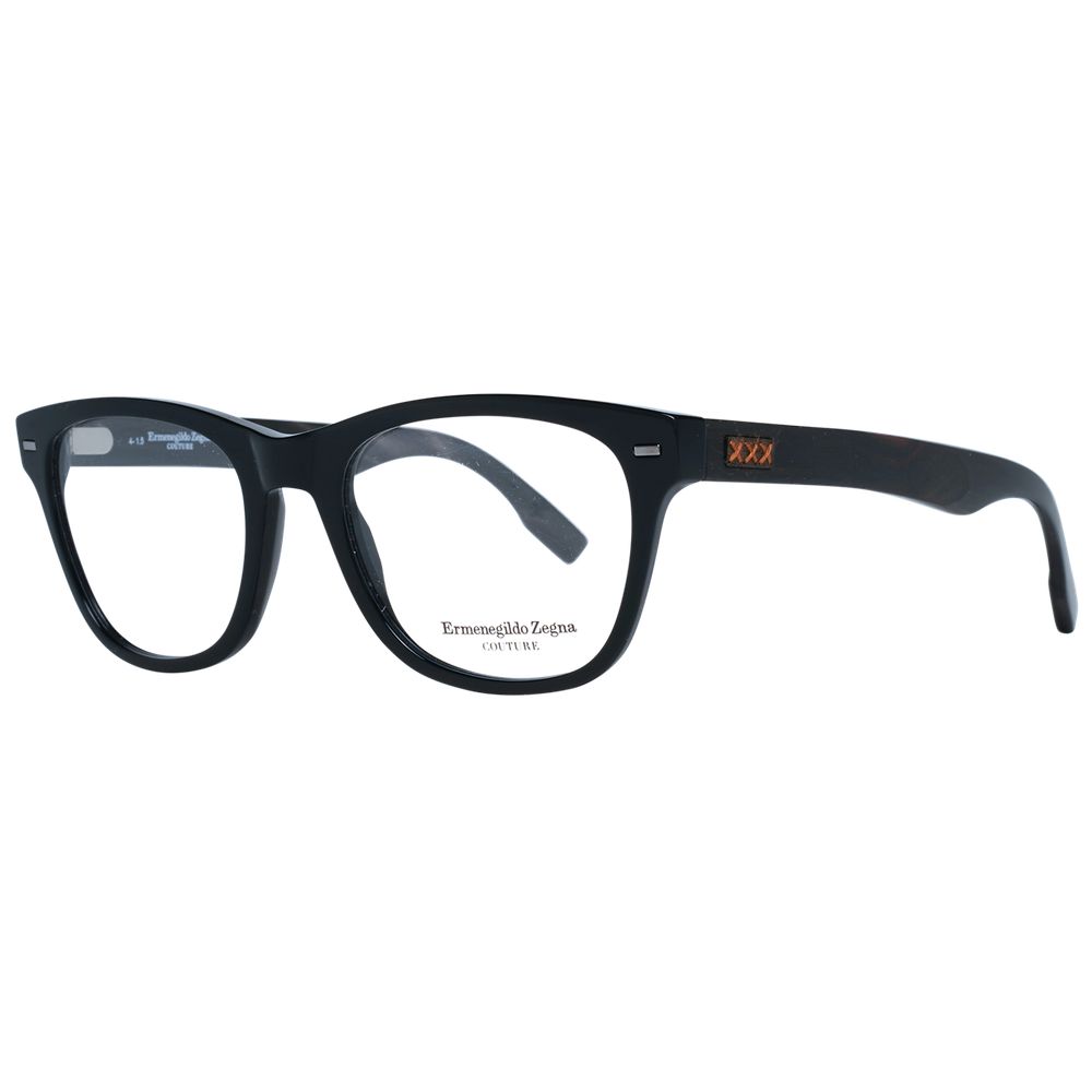 Ermenegildo Zegna Schwarze Kunststoffbrille (Gestell)