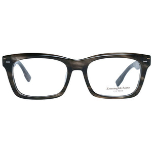 Ermenegildo Zegna Brille aus Acetat, Holz & Horn in Grau (Rahmen)