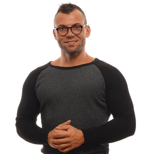 Ermenegildo Zegna Schwarze Kunststoffbrille (Gestell)