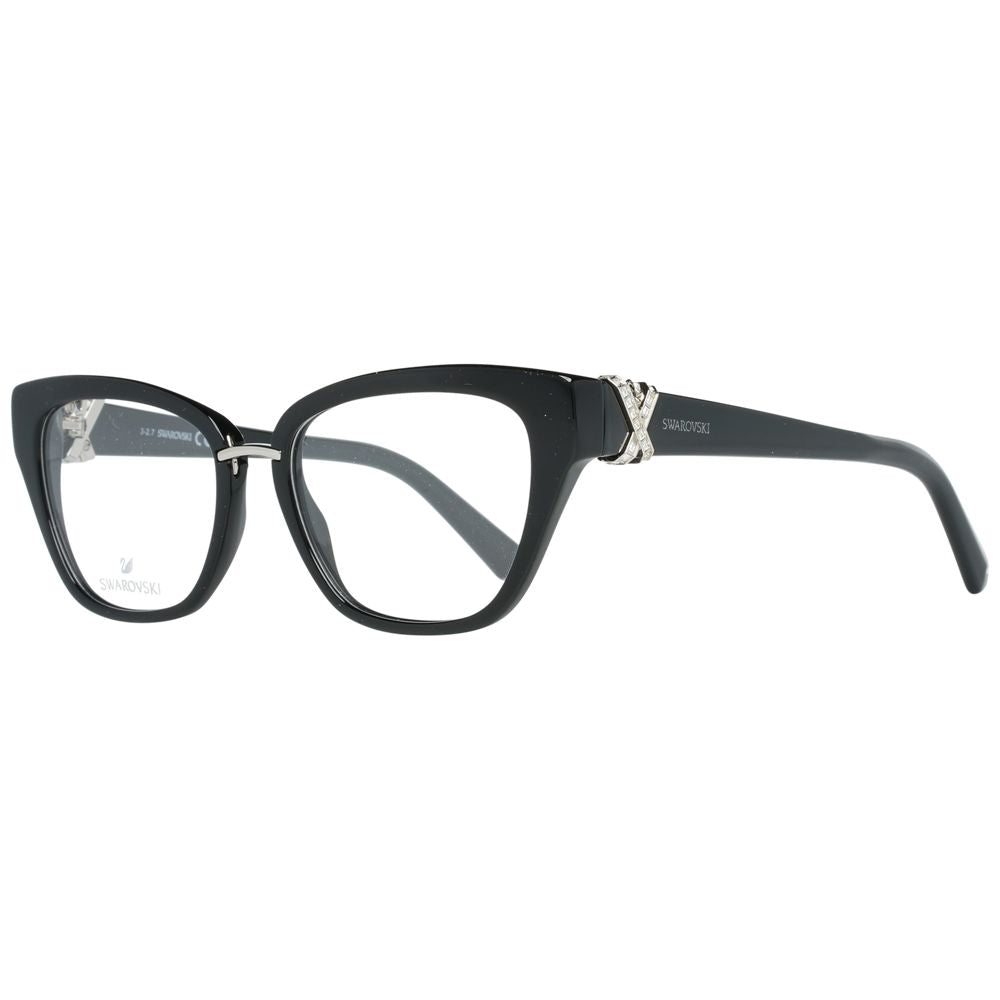 Swarovski Brille aus schwarzem Metall & Kunststoff (Gestell)