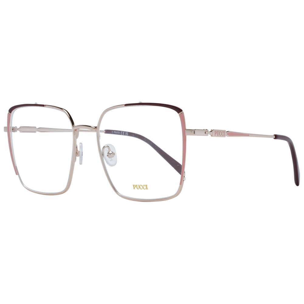 Emilio Pucci Brille aus silbernem Metall (Fassung)