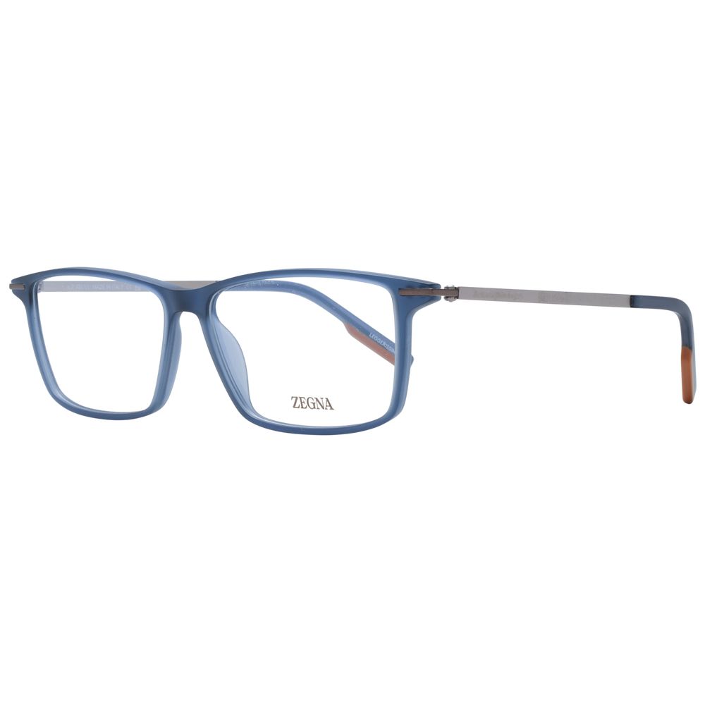 Ermenegildo Zegna Blaue Kunststoffbrille (Gestell)