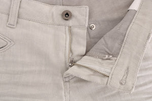 Costume National Weiße schmale Stretch-Jeans aus Baumwolle