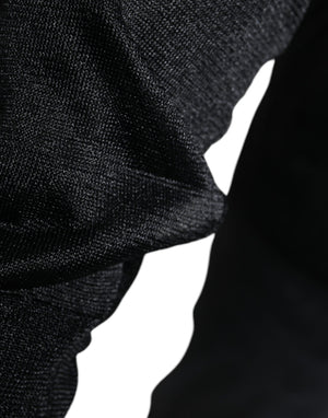 Dolce & Gabbana Schwarzer Polyester Pullover Sweatshirt Pullover