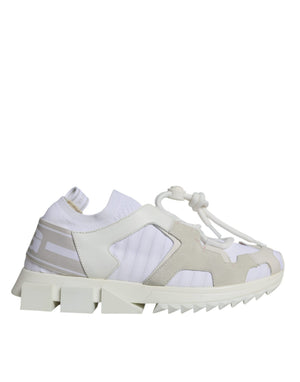 Dolce & Gabbana Weiß Mesh Sorrento Trekking Turnschuhe Schuhe