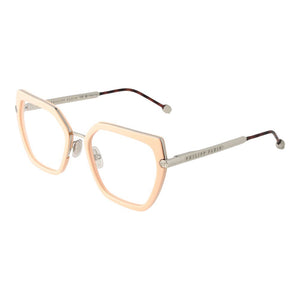Philipp Plein Rosa Metall- und Kunststoffbrille (Gestelle)
