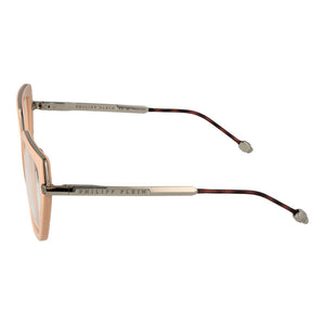Philipp Plein Rosa Metall- und Kunststoffbrille (Gestelle)