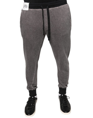 Dolce & Gabbana Graue Baumwoll-Jogginghose