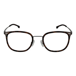 Hugo Boss Braune Edelstahl-Brille (Gestelle)