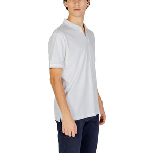 Calvin Klein Jeans Weißes Poloshirt aus Baumwolle