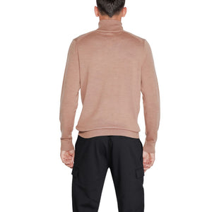 Calvin Klein Beige Wollrollkragenpullover