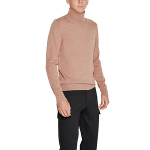 Calvin Klein Beige Wollrollkragenpullover