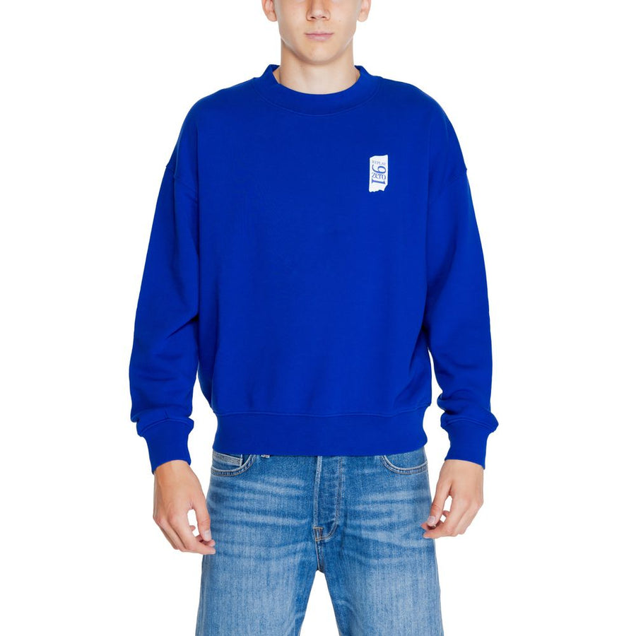 Replay Blauer Baumwoll-Sweatshirt