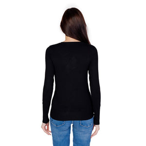 Guess Schwarzer Baumwoll-Sweatshirt