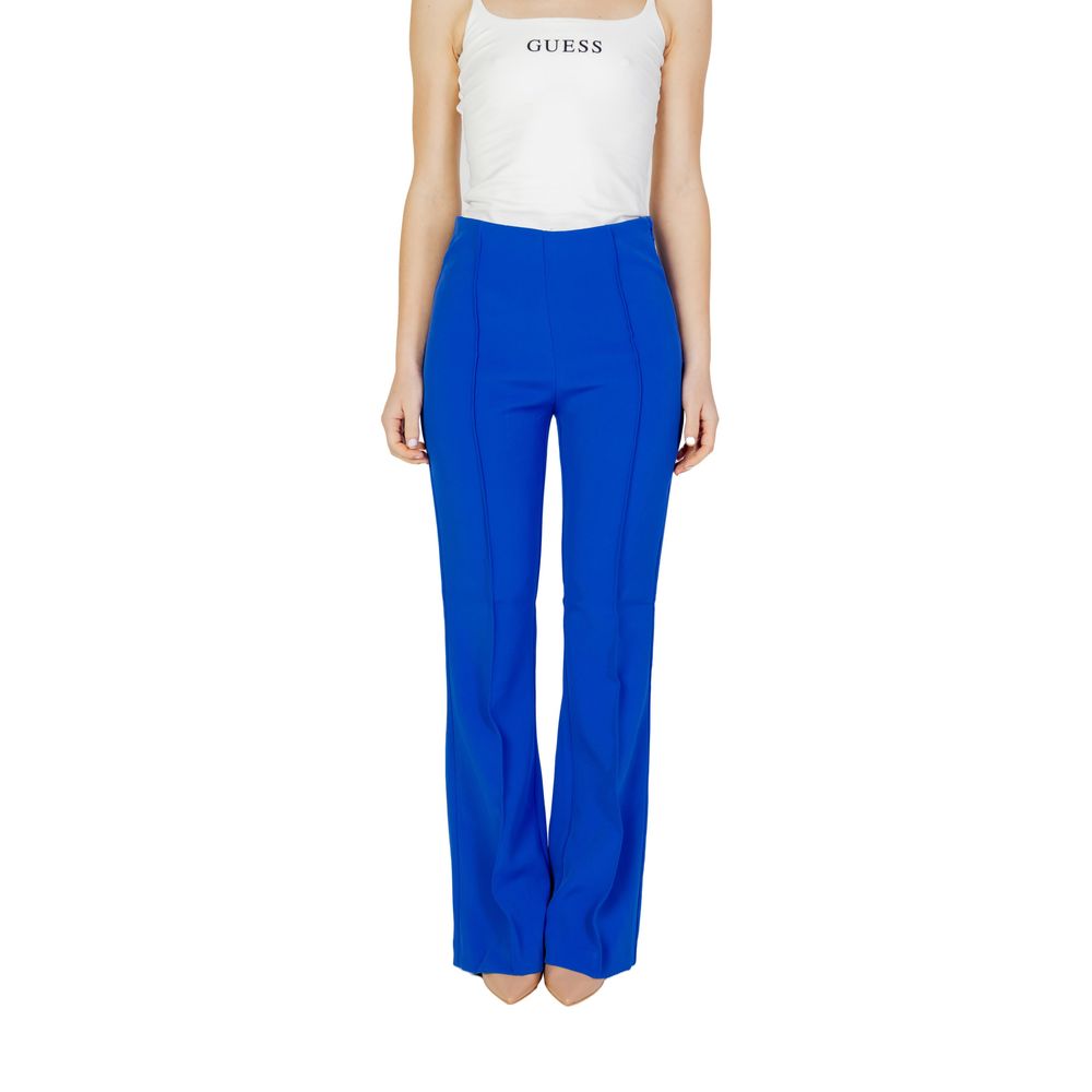 Only Weite Hose aus recyceltem Polyester in Blau
