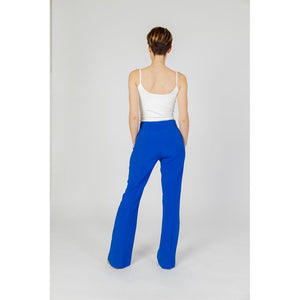 Only Weite Hose aus recyceltem Polyester in Blau