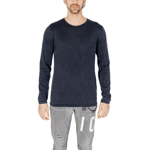Jack Jones Blauer Baumwoll-Sweatshirt