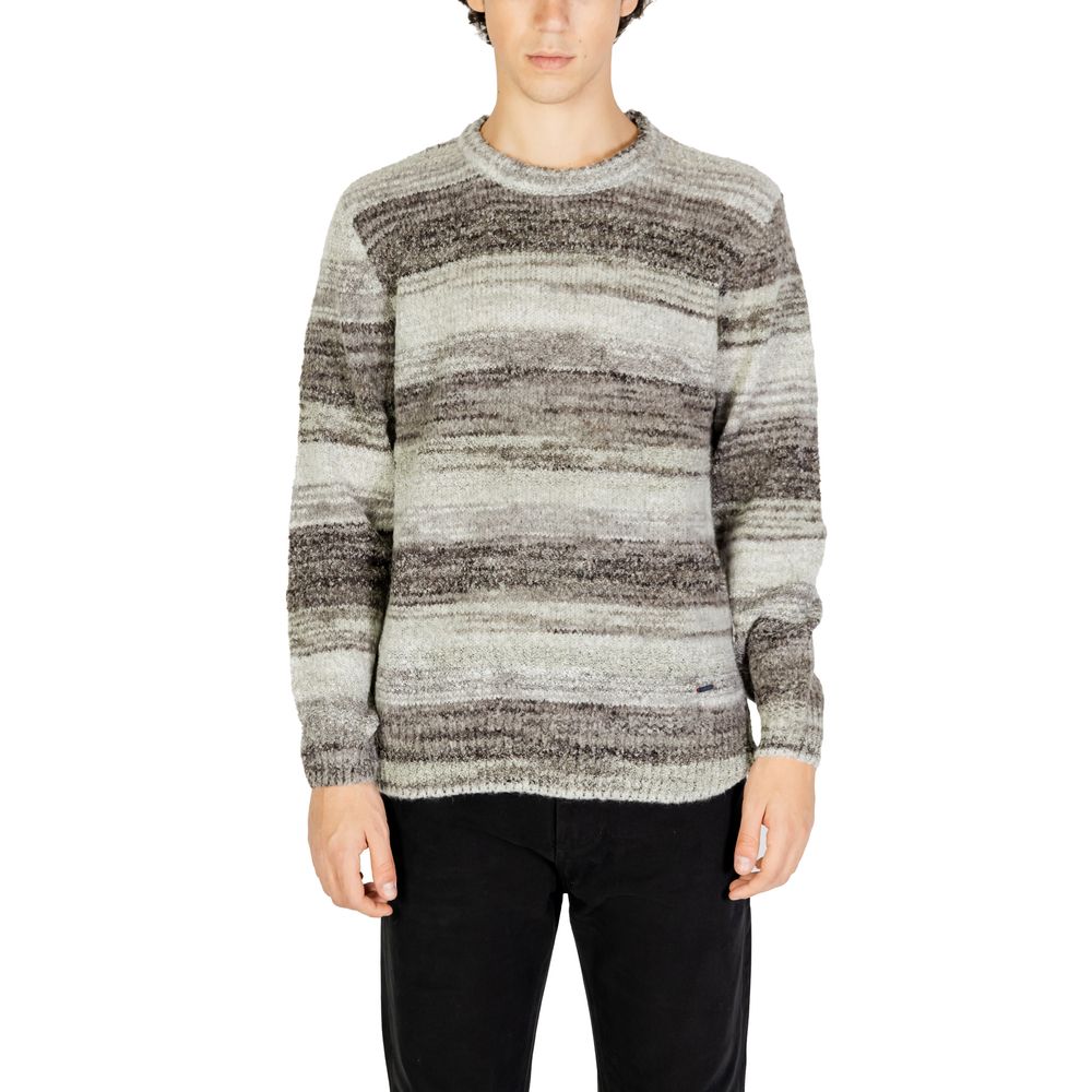 Gianni Lupo Grauer Sweatshirt aus Polyacryl