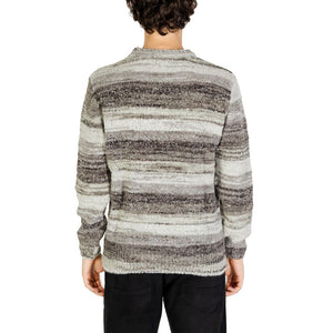 Gianni Lupo Grauer Sweatshirt aus Polyacryl
