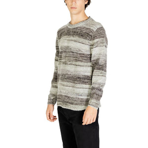 Gianni Lupo Grauer Sweatshirt aus Polyacryl