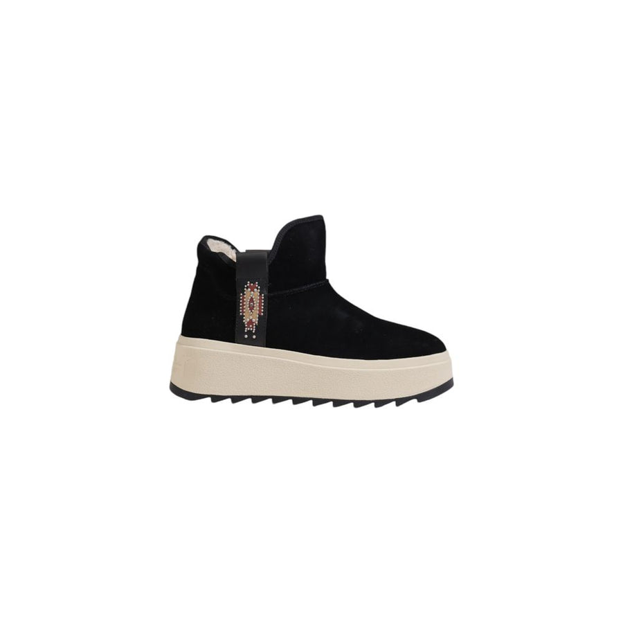 ASH Schwarze Ankle Boots aus Wildleder