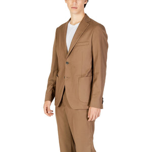 Hamaki-Ho Beiger Polyester-Blazer