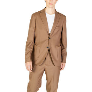 Hamaki-Ho Beiger Polyester-Blazer