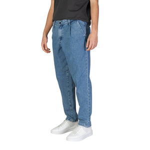 Jack Jones Blaue Baumwolljeans im Relaxed Fit