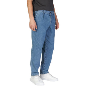 Jack Jones Blaue Baumwolljeans im Relaxed Fit