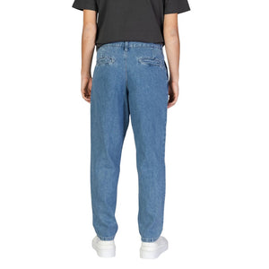 Jack Jones Blaue Baumwolljeans im Relaxed Fit