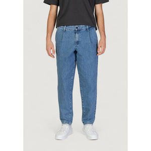 Jack Jones Blaue Baumwolljeans im Relaxed Fit