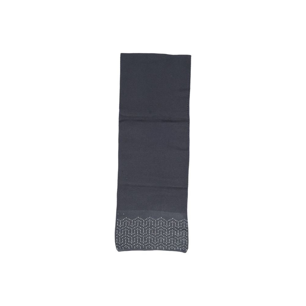 Pieces Grauer Schal aus Polyester