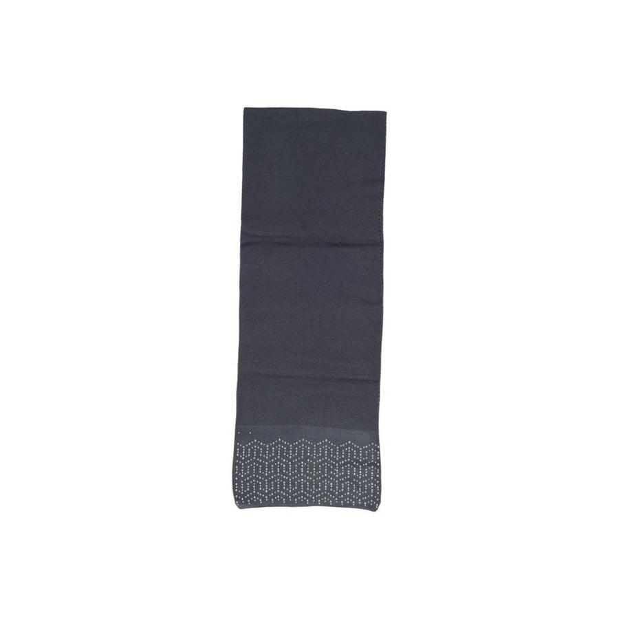 Pieces Grauer Schal aus Polyester