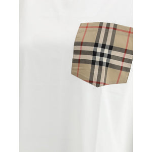 Burberry Weißes Baumwoll-T-Shirt