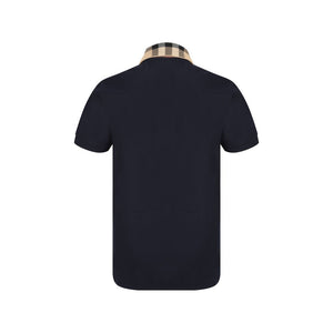 Burberry Blaues Baumwoll-Polohemd