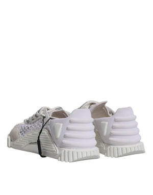 Dolce & Gabbana Weiß Mesh NS1 Low Top Sport Sneaker Schuhe