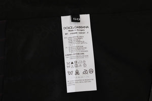 Dolce & Gabbana Blaue Woll-Stretch-Weste